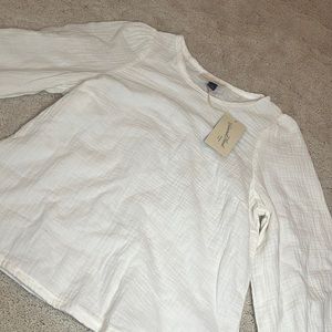 White Universal Tread Blouse